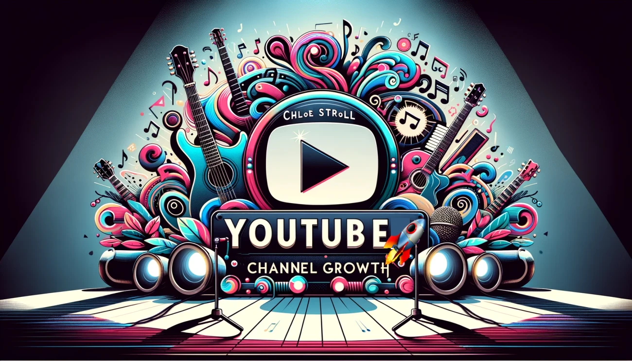 An artistic image of YouTube channel growth