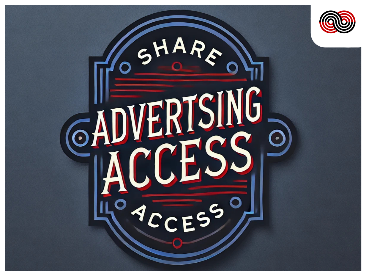 Run ads through your social media profiles and unlock audience retargeting by giving the app advertising access